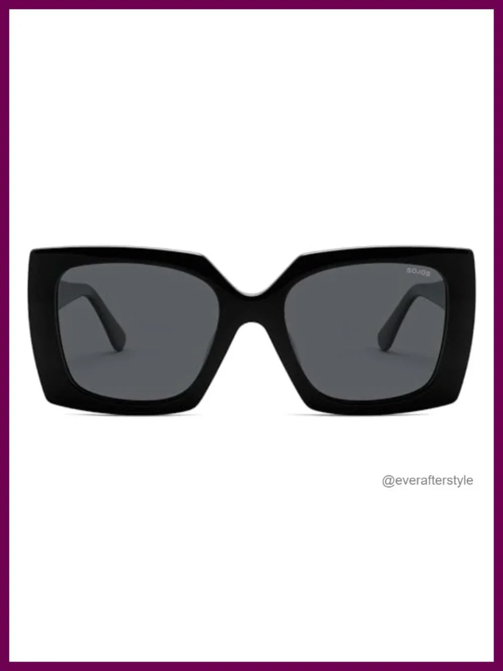 Oversized Polarized Square Acetate Sunglasses Women Retro Trendy UV400